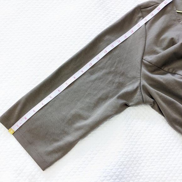 ADDITION ELLE Bollaro Shrug Cropped Draped Collar Open Jacket Cardigan - Picture 11 of 14